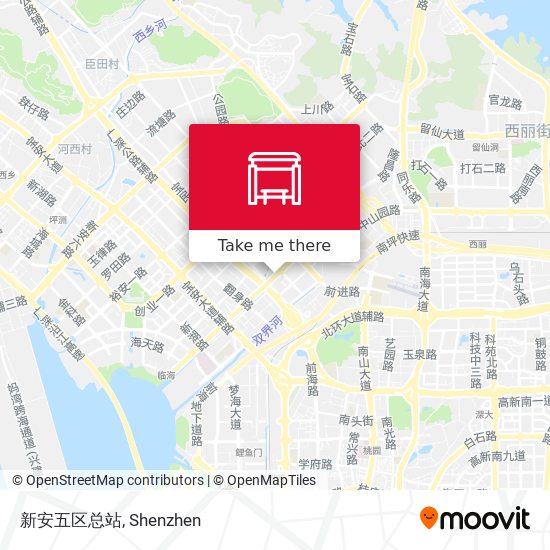 新安五区总站 map