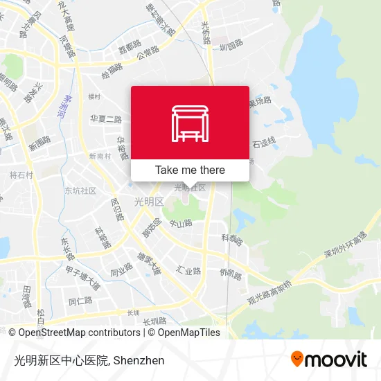 光明新区中心医院 map