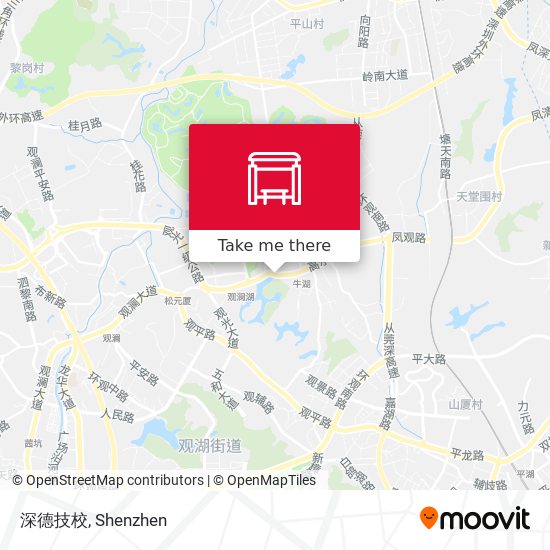 深德技校 map