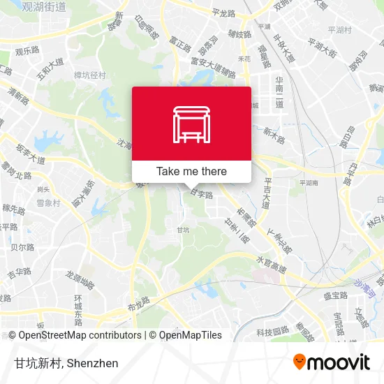甘坑新村 map