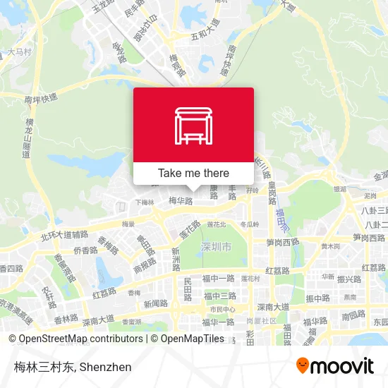 梅林三村东 map