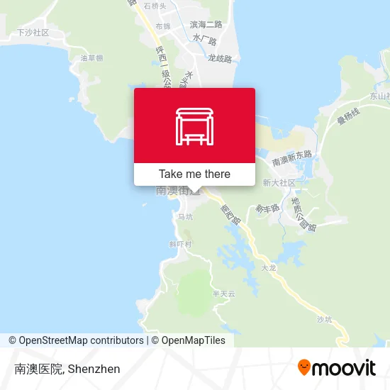 南澳医院 map