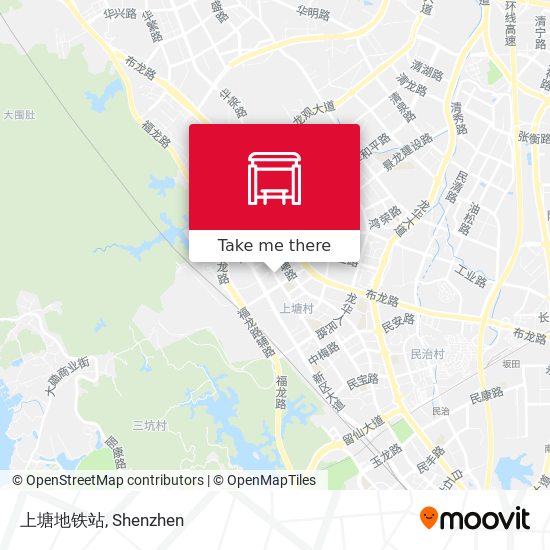 上塘地铁站 map