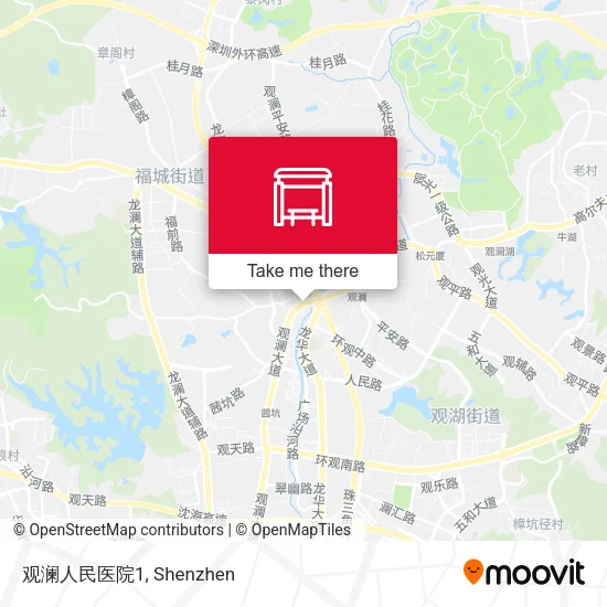 观澜人民医院1 map