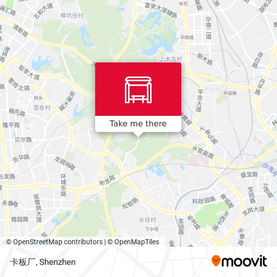 卡板厂 map