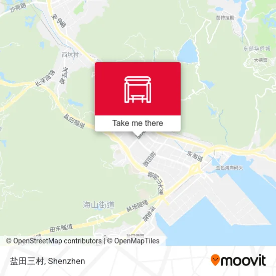 盐田三村 map