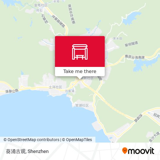 葵涌古观 map