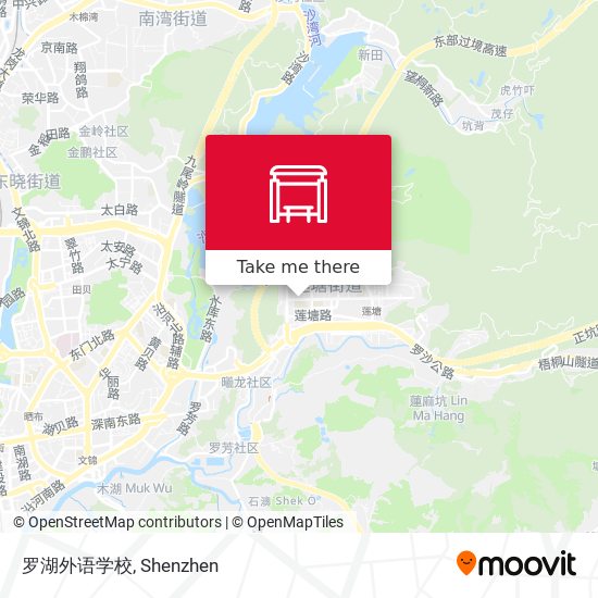 罗湖外语学校 map