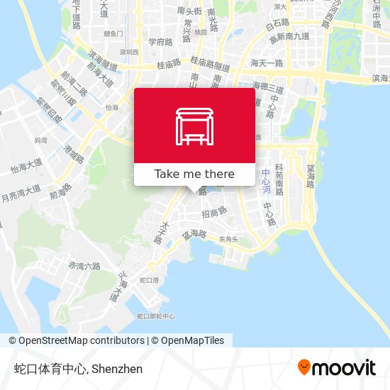 蛇口体育中心 map