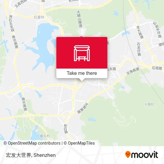 宏发大世界 map