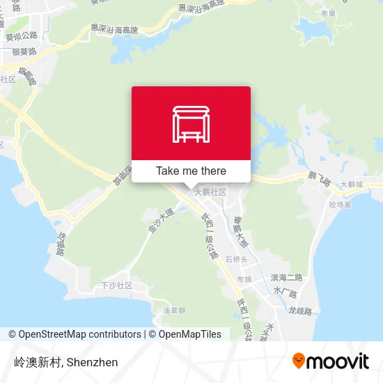 岭澳新村 map