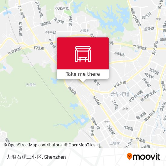 大浪石观工业区 map