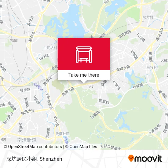 深坑居民小组 map