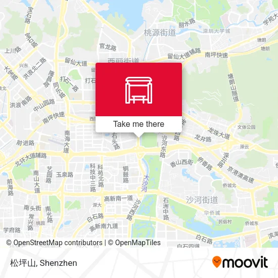 松坪山 map