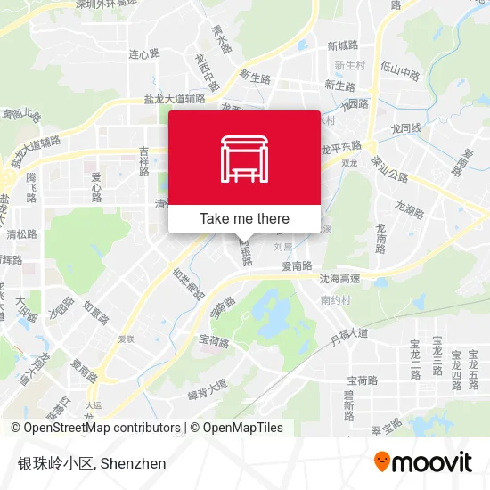 银珠岭小区 map