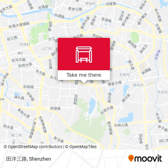 田洋三路 map