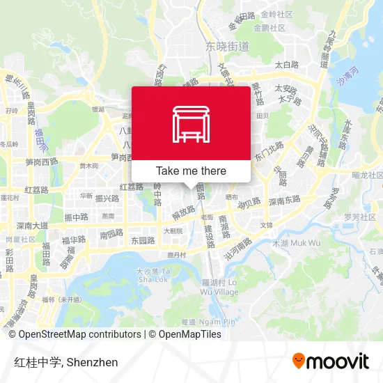 红桂中学 map