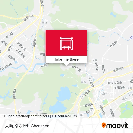 大塘居民小组 map