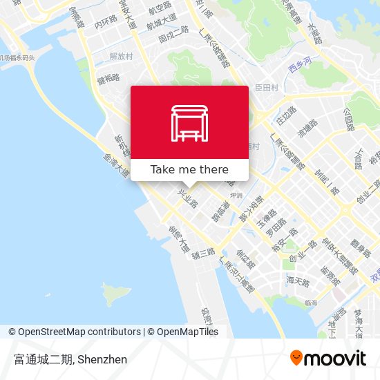 富通城二期 map