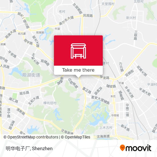 明华电子厂 map