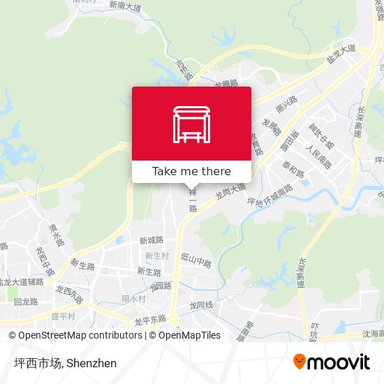 坪西市场 map