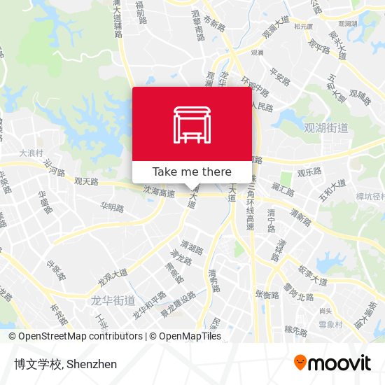 博文学校 map