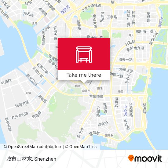 城市山林东 map