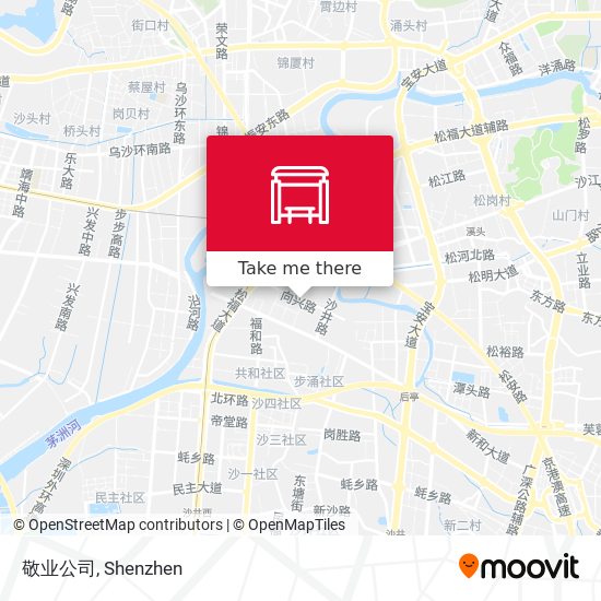 敬业公司 map