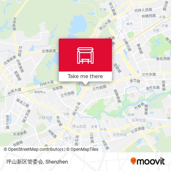 坪山新区管委会 map
