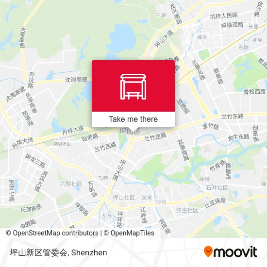 坪山新区管委会 map