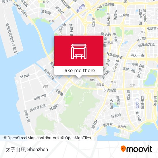 太子山庄 map