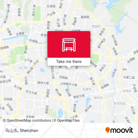 马山头 map