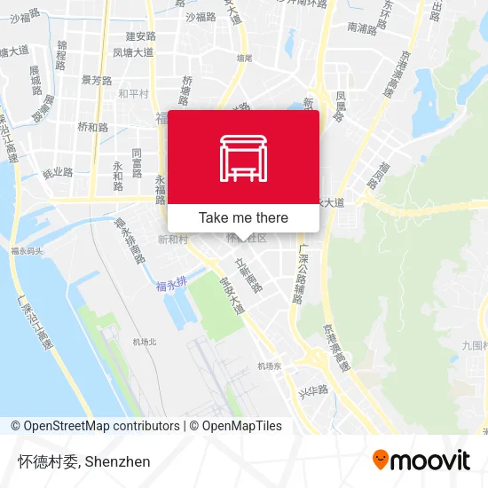 怀德村委 map
