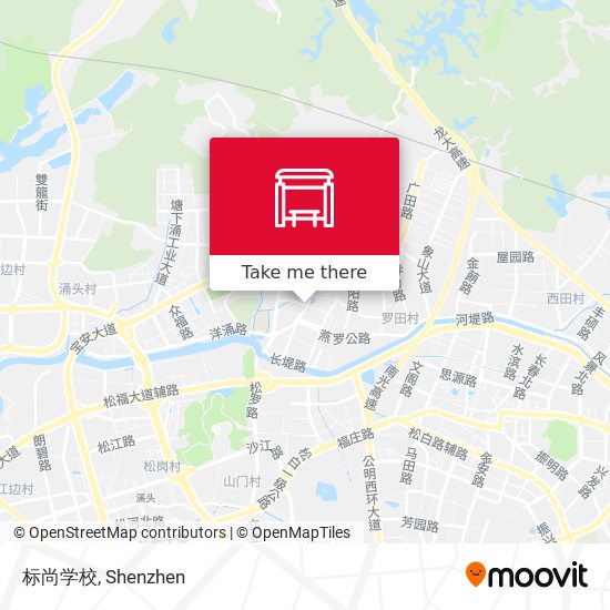 标尚学校 map