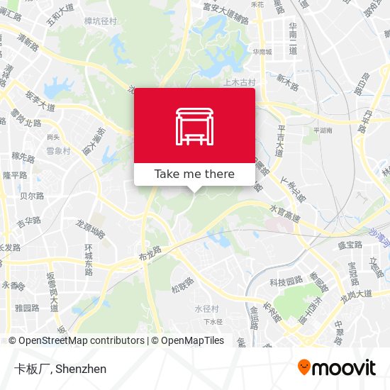 卡板厂 map