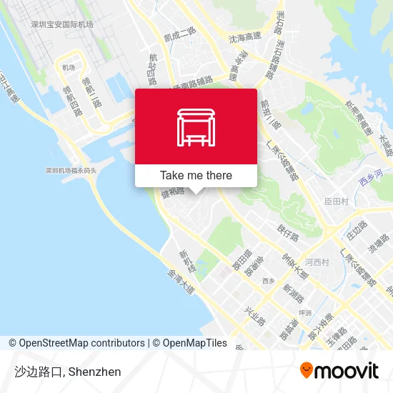 沙边路口 map
