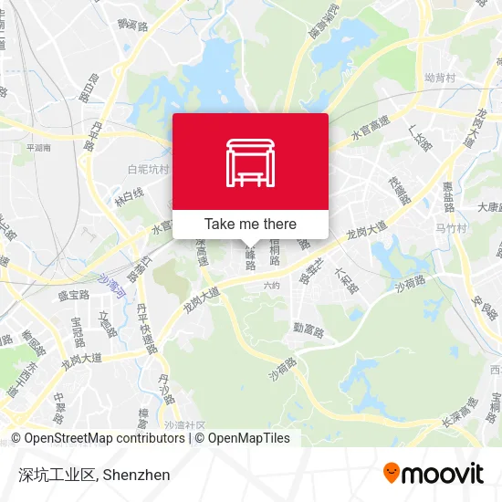 深坑工业区 map