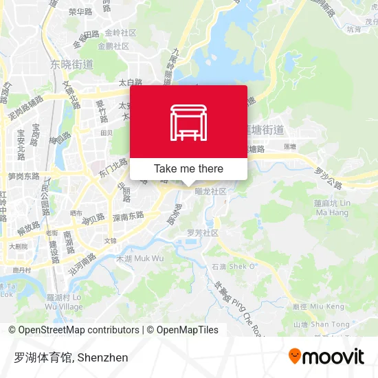 罗湖体育馆 map