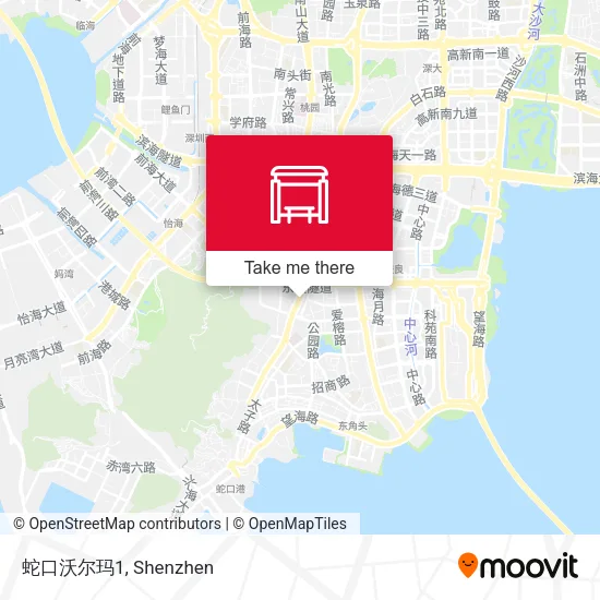 蛇口沃尔玛1 map