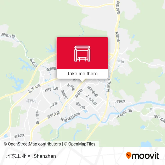 坪东工业区 map