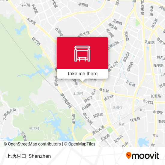 上塘村口 map
