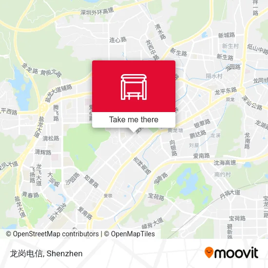 龙岗电信 map