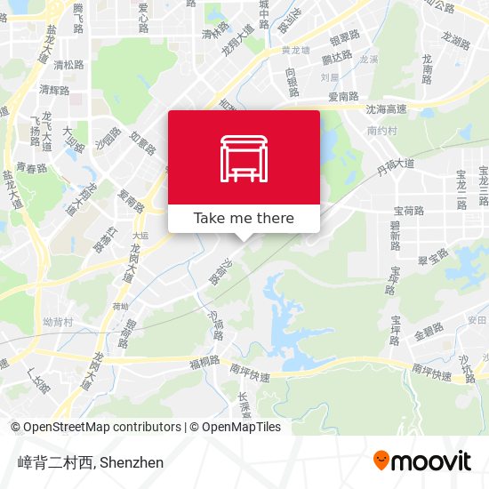 嶂背二村西 map