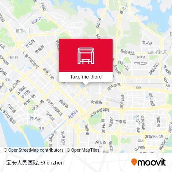 宝安人民医院 map