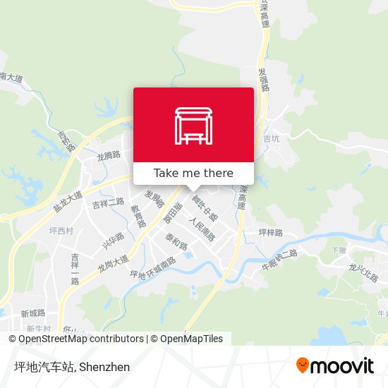 坪地汽车站 map