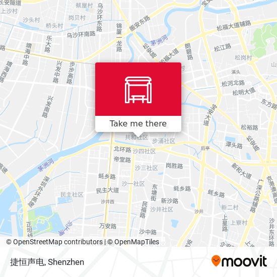 捷恒声电 map