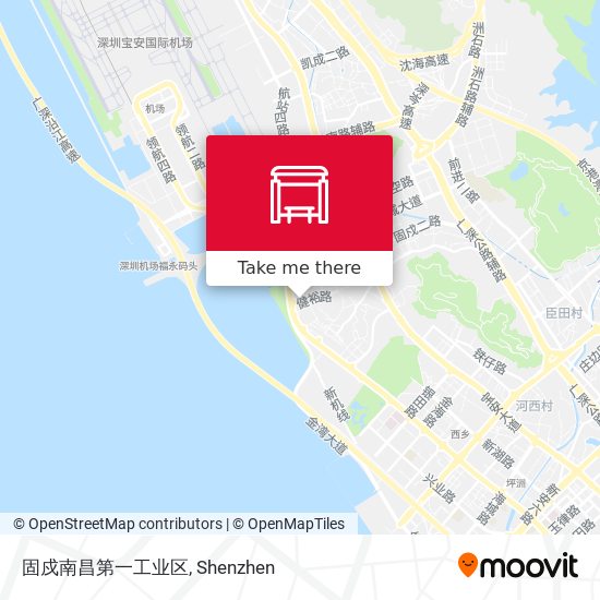固戍南昌第一工业区 map