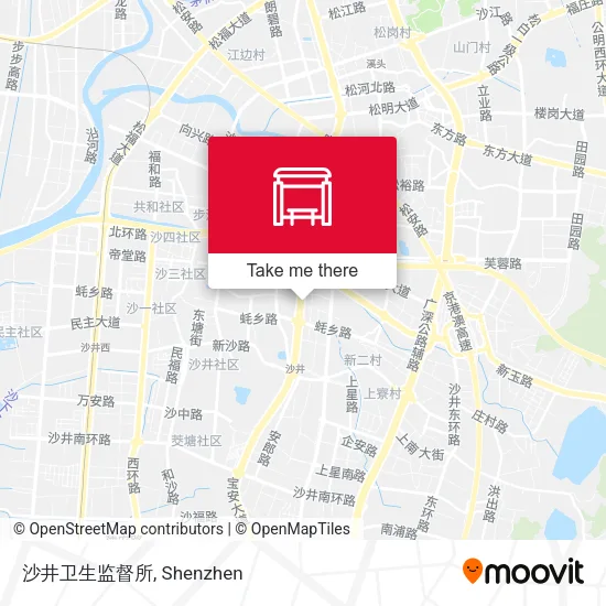 沙井卫生监督所 map