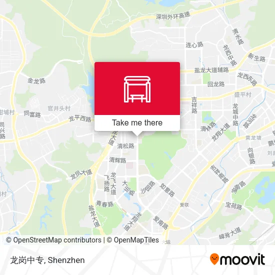 龙岗中专 map