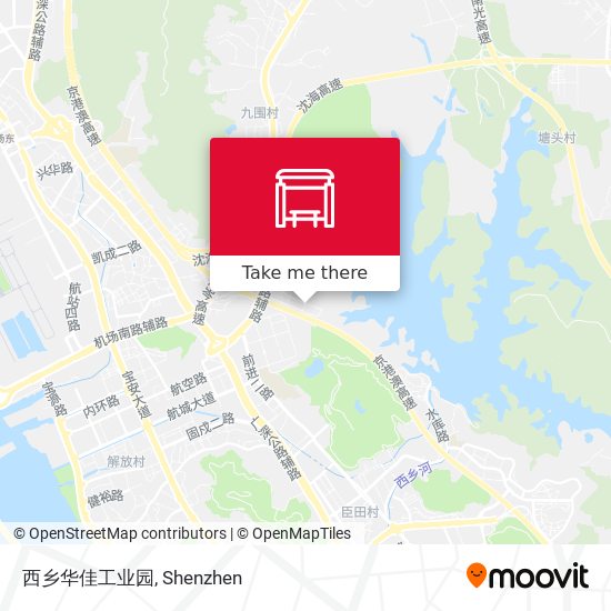 西乡华佳工业园 map